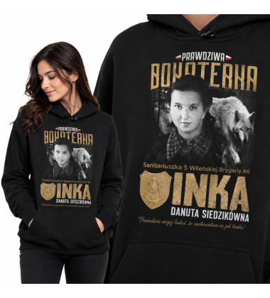 Damska bluza z kapturem INKA
